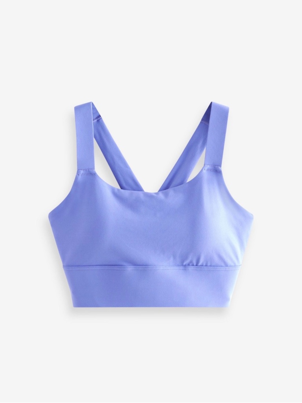 Athleta Light Periwinkle Cross-Back Active Crop Sports Bra Sz M